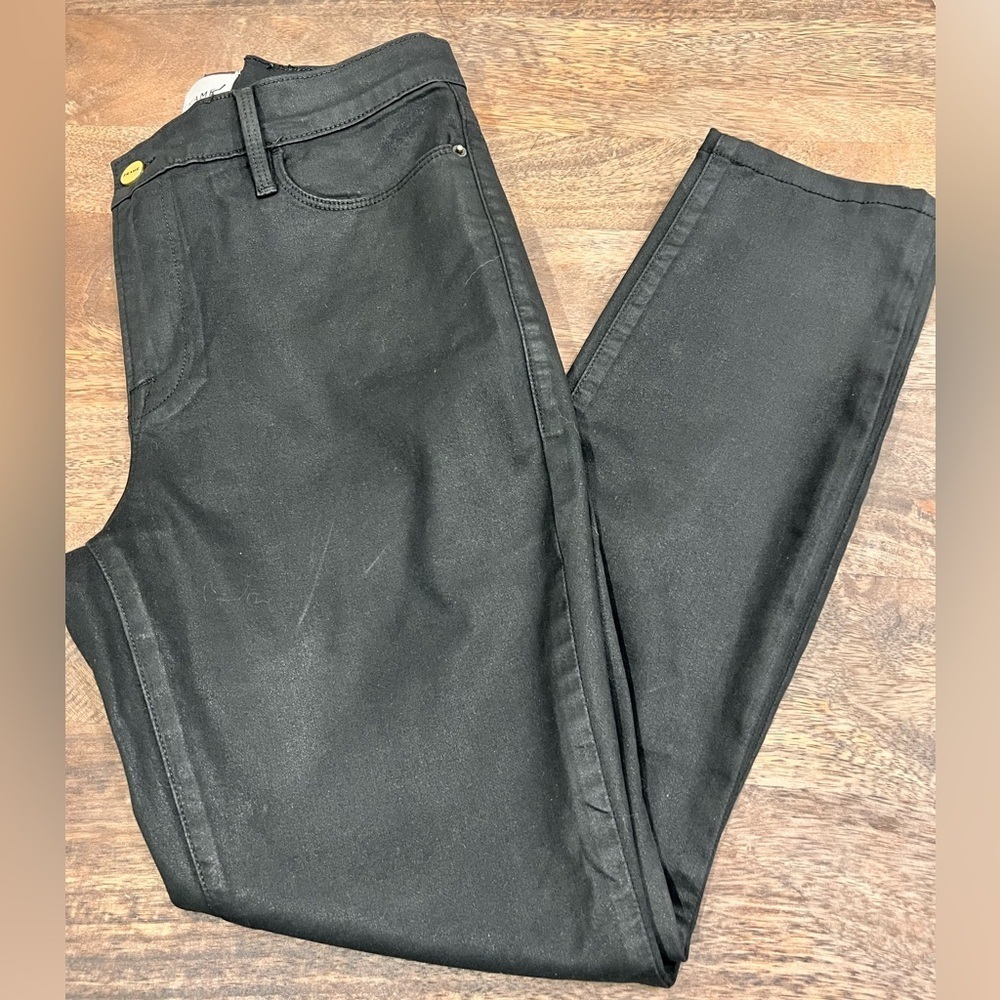 Frame Le High Skinny Black Jeans Size 28 - Picture 5 of 8